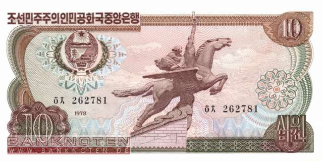 Nordkorea - 10  Won (#020b_UNC)