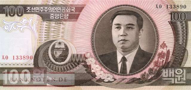 Korea North - 100  Won (#043-2_UNC)