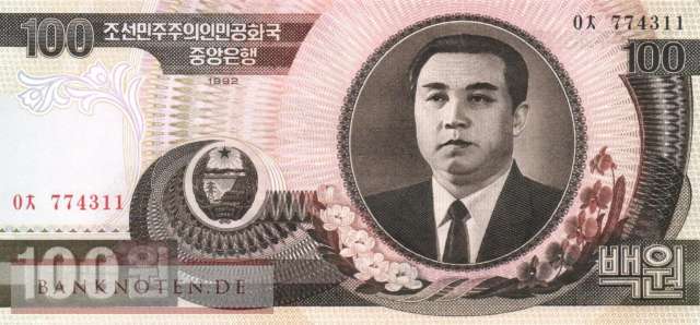 Korea North - 100  Won (#043-5_UNC)