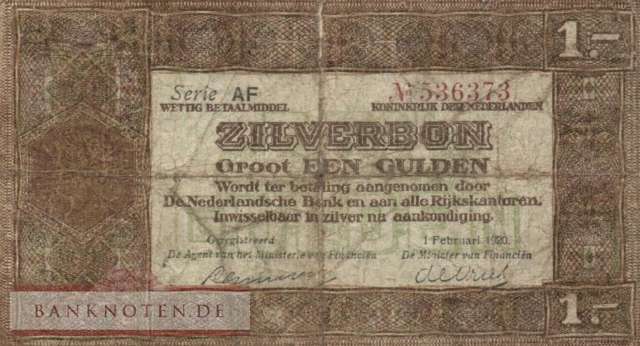 Niederlande - 1  Gulden (#015_G)
