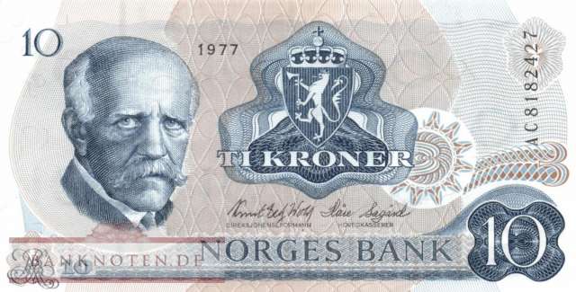 Norway - 10  Kroner (#036c-77_UNC)