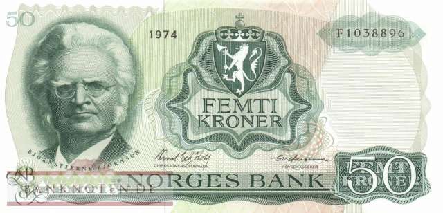 Norwegen - 50  Kroner (#037c-74_XF)