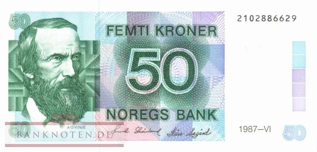 Norway - 50  Kroner (#042d_UNC)