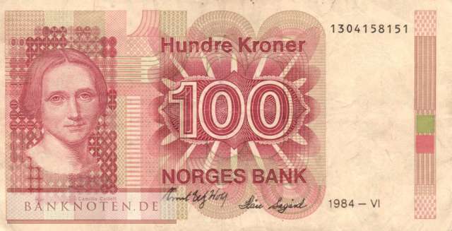 Norwegen - 100  Kroner (#043b_VF)