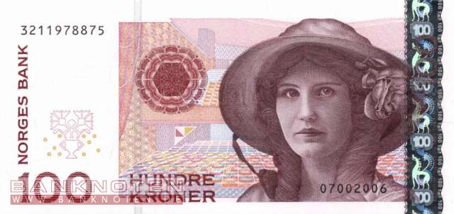 Norwegen - 100  Kroner (#049c_UNC)