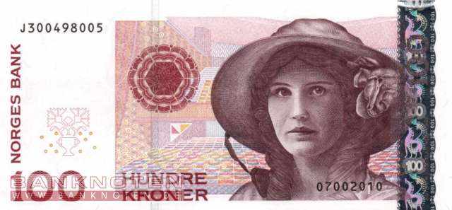 Norwegen - 100  Kroner (#049e_UNC)