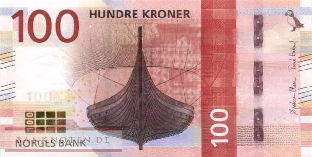 Norway - 100  Kroner (#054_UNC)