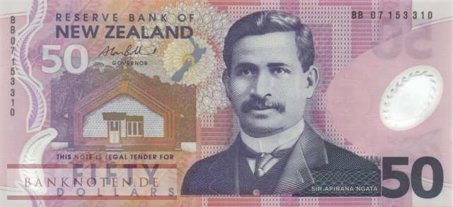 Neuseeland - 50  Dollars (#188b-07_UNC)