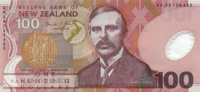New Zealand - 100  Dollars (#189a-99_UNC)