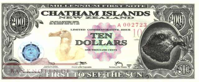 Neuseeland - 10 Dollars (#914_UNC)