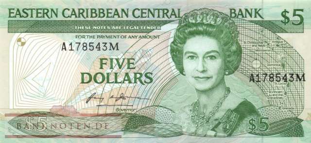 Montserrat - 5  Dollars (#018m_UNC)