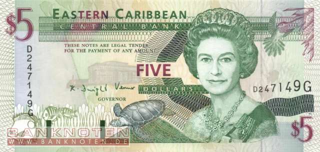 Grenada - 5  Dollars (#031g_UNC)