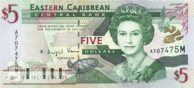 Montserrat - 5  Dollars (#037m_UNC)