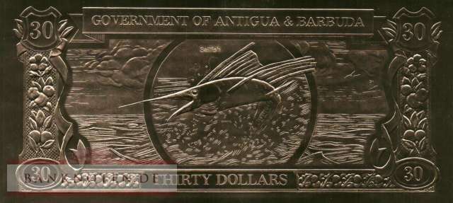 Eastern Caribean States - 30  Dollars (#CS02j_UNC)