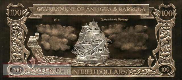 Eastern Caribean States - 100  Dollars (#CS05p_UNC)