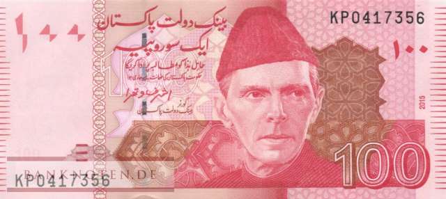 Pakistan - 100  Rupees (#048j_UNC)