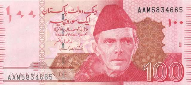 Pakistan - 100  Rupees (#048p_UNC)