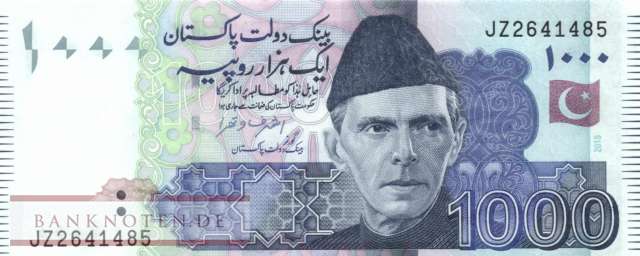 Pakistan - 1.000  Rupees (#050j_UNC)