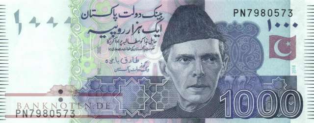 Pakistan - 1.000  Rupees (#050m_UNC)