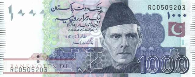 Pakistan - 1.000  Rupees (#050n-U1_UNC)