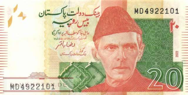 Pakistan - 20  Rupees (#055p-U1_UNC)