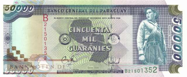Paraguay - 50.000  Guaranies (#218_UNC)
