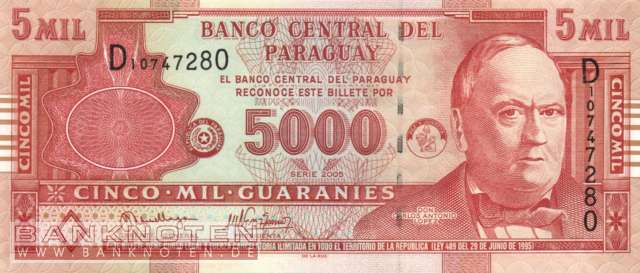 Paraguay - 5.000  Guaranies (#223a_UNC)