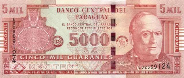 Paraguay - 5.000  Guaranies (#223b_UNC)