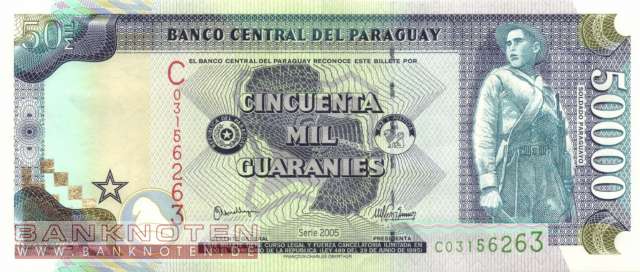Paraguay - 50.000  Guaranies - Serie C (#225A_UNC)
