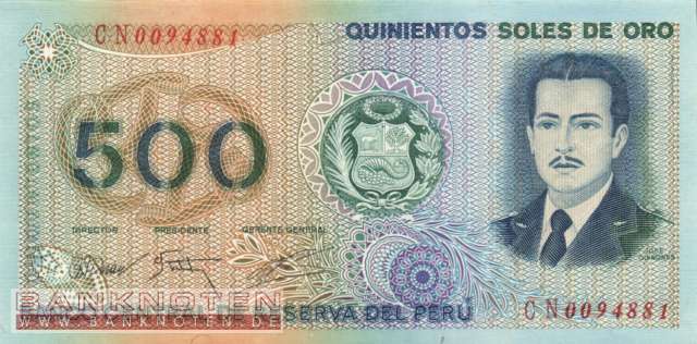 Peru - 500 Soles de Oro (#115_UNC)