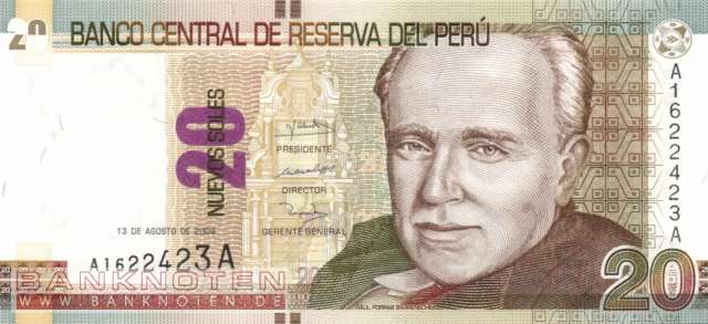 Peru - 20  Nuevos Soles (#183_UNC)