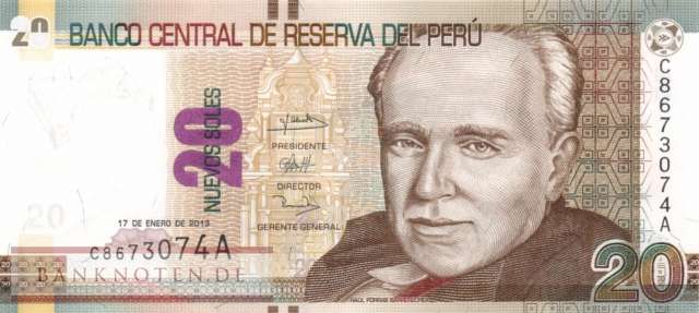 Peru - 20  Nuevos Soles (#188_UNC)