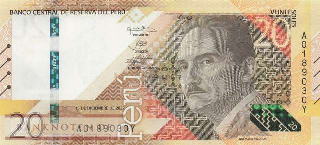 Peru - 20  Soles (#197b_UNC)