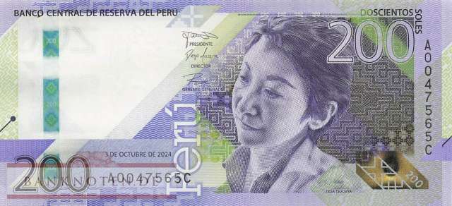 Peru - 200  Soles (#200b_UNC)