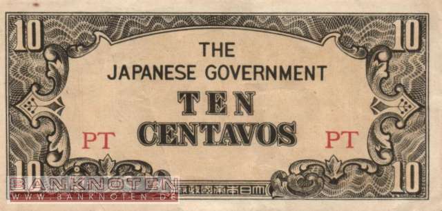 Philippinen - 10  Centavos (#104a_XF)