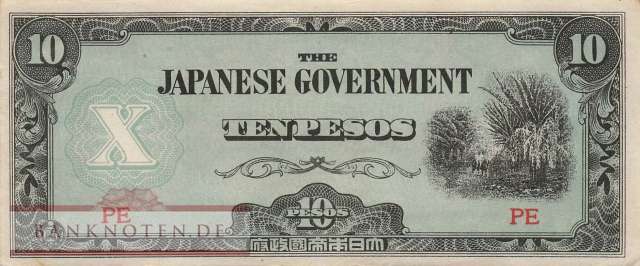 Philippinen - 10  Pesos (#108a_XF)