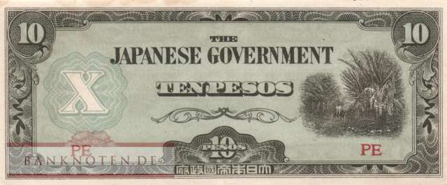 Philippinen - 10  Pesos (#108bS_XF)