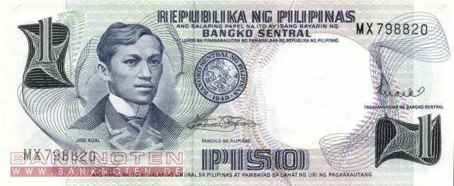 Philippinen - 1  Piso (#142b_UNC)