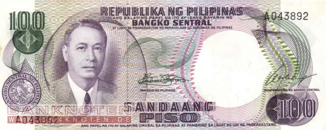 Philippinen - 100  Piso (#147a_AU)