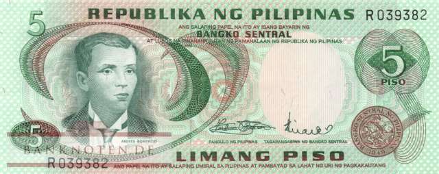 Philippines - 5  Piso (#148a_UNC)