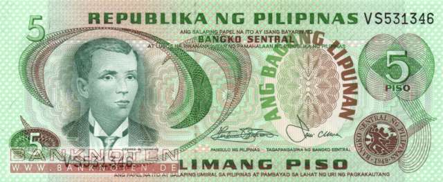 Philippinen - 5  Piso (#160b_UNC)