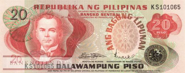 Philippinen - 20  Piso (#162a_UNC)