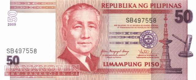 Philippinen - 50  Piso (#193b-09_UNC)