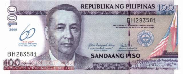 Philippines - 100  Piso (#202_UNC)