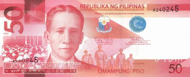 Philippinen - 50  Piso (#207a-10_UNC)
