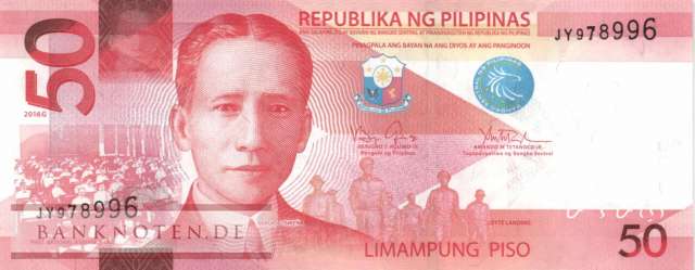 Philippinen - 50  Piso (#207a-16G_UNC)