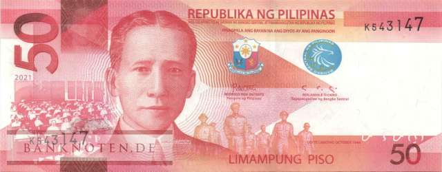 Philippines - 50  Piso (#207d-21_UNC)