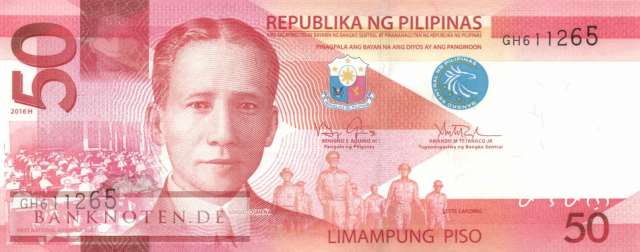 Philippines - 50  Piso (#207i_UNC)