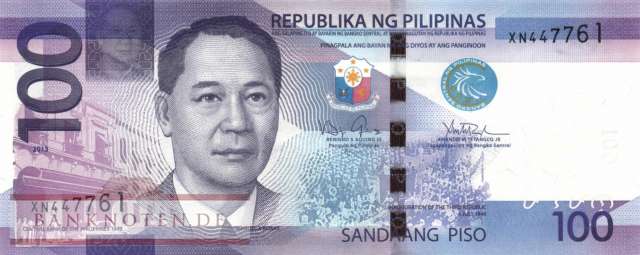 Philippinen - 100  Piso (#208c_UNC)