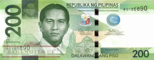 Philippines - 200  Piso - Replacement (#209d-15R_UNC)